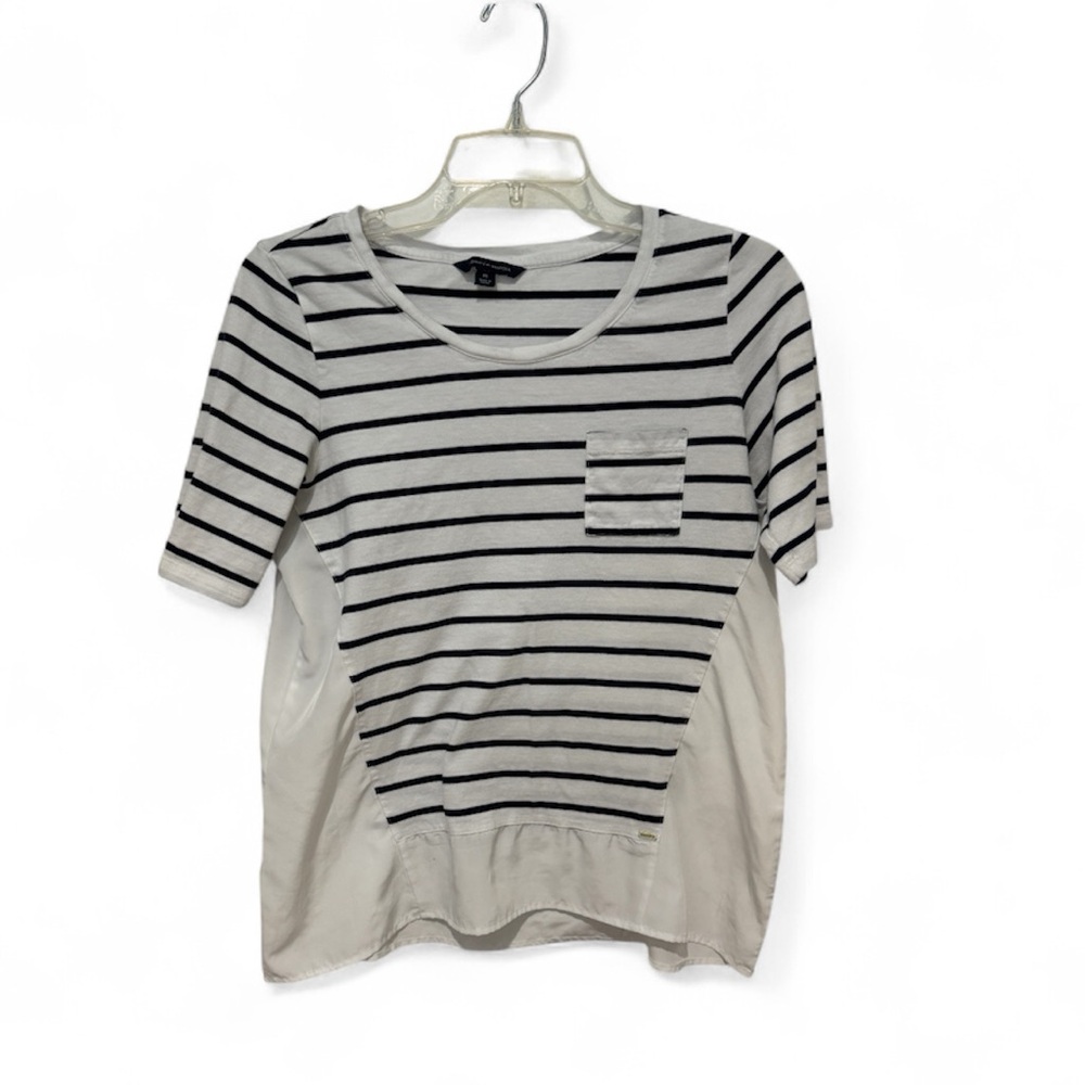 Tommy Hilfiger Classic White and Navy Tee